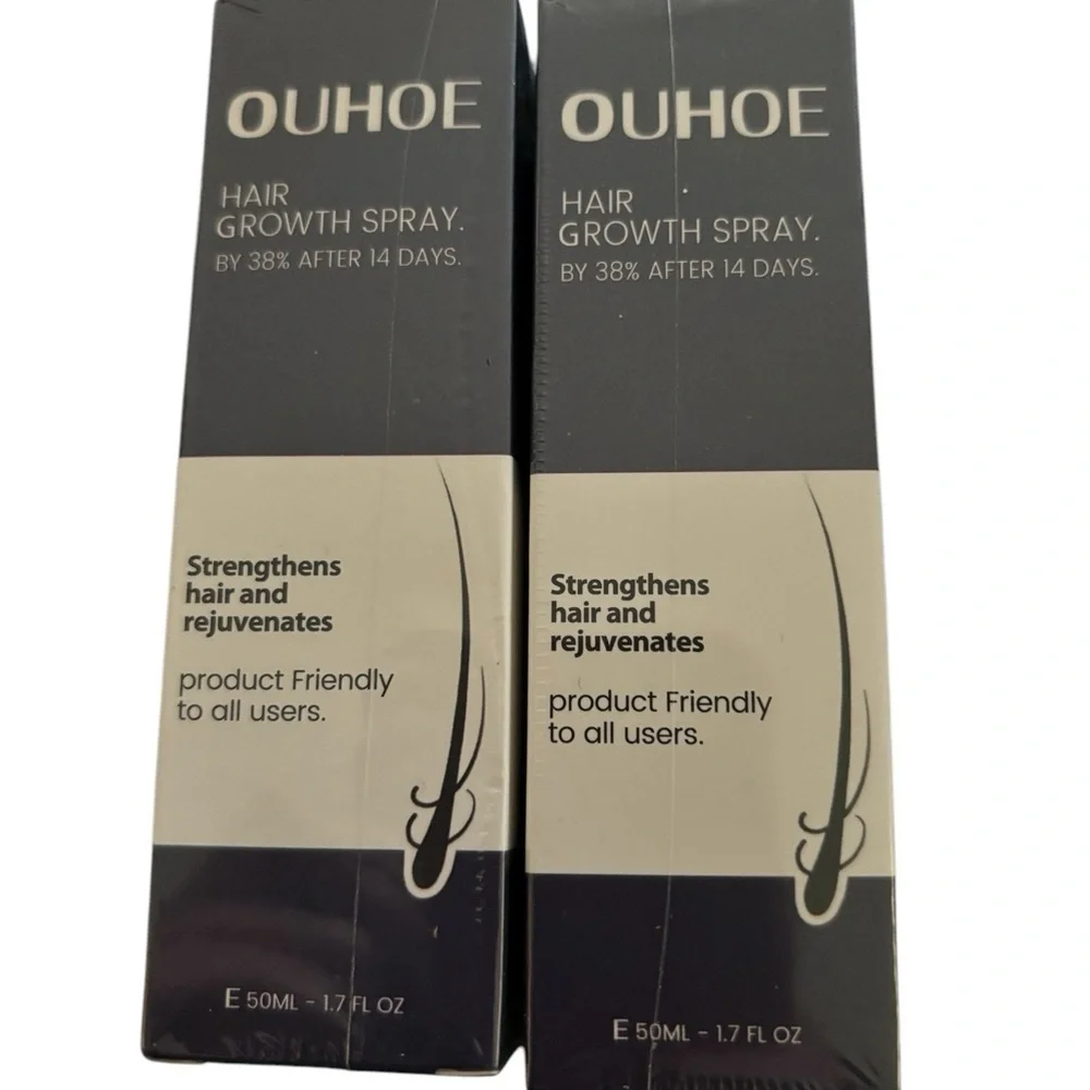 Ouhoe 2 Bottles Ouhoe Hair Growth Spray Hair Enhancing Oil Boosts Growth 1.7 oz